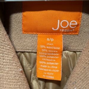 Joe Fresh Camel Wool Blend Jacket